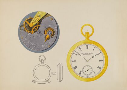 Watch Dial and Frame