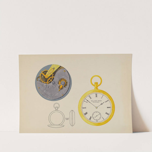 Watch Dial and Frame by Harry G. Aberdeen