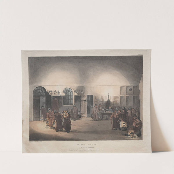 Watch House, St. Mary Le Boue (1809) by Thomas Rowlandson