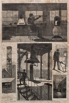 Watch-Tower, Corner of Spring and Varick Streets, New York (1874)