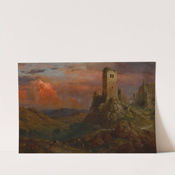 Watch Tower in Italy (1873) by Frederic Edwin Church