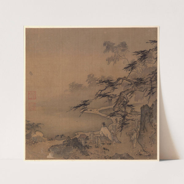 Watching the Deer by a Pine Shaded Stream (1127–1279) by Ma Yuan
