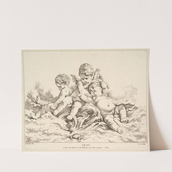 Water (After F. Boucher) by Louis-Felix de La Rue