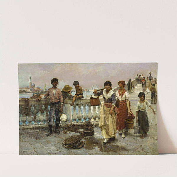 Water Carriers, Venice (1884) by Frank Duveneck