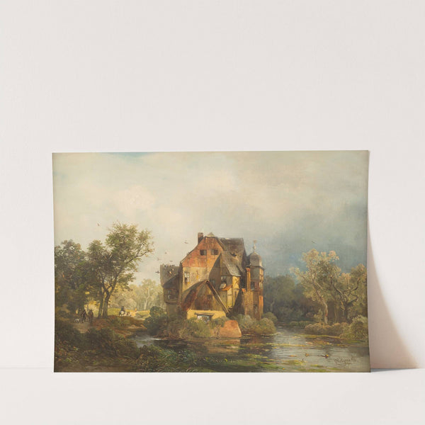 Water castle Caspersbroich by Carl Hilgers