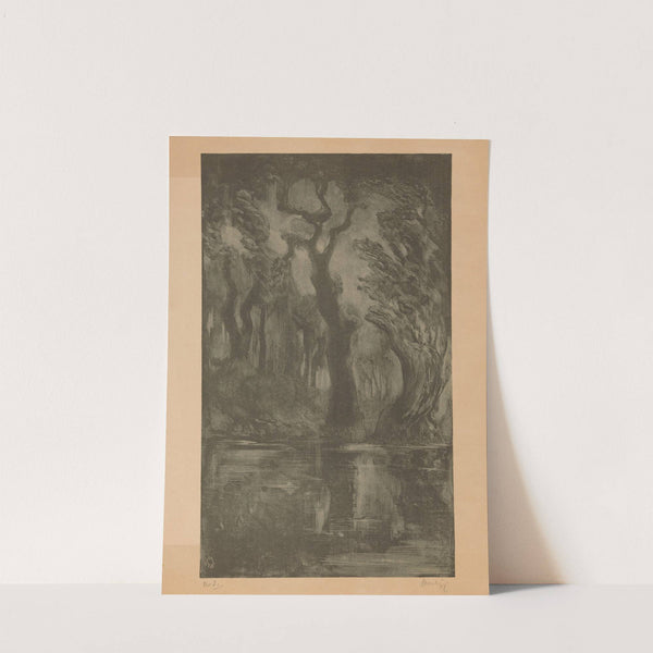 Water in bos Droombos (1918) by Simon Moulijn
