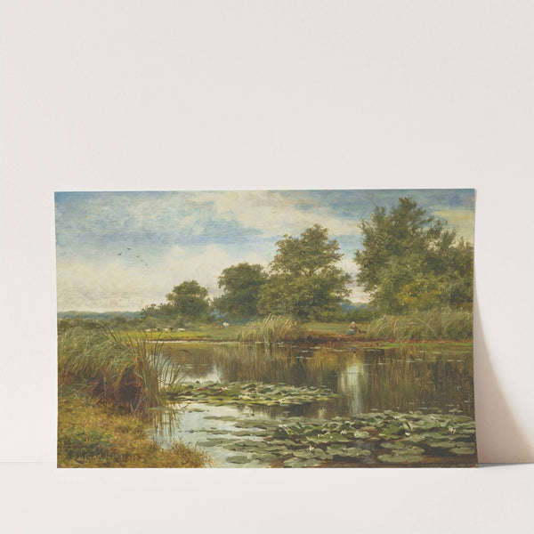 Water Lillies (1915) by Benjamin Williams Leader