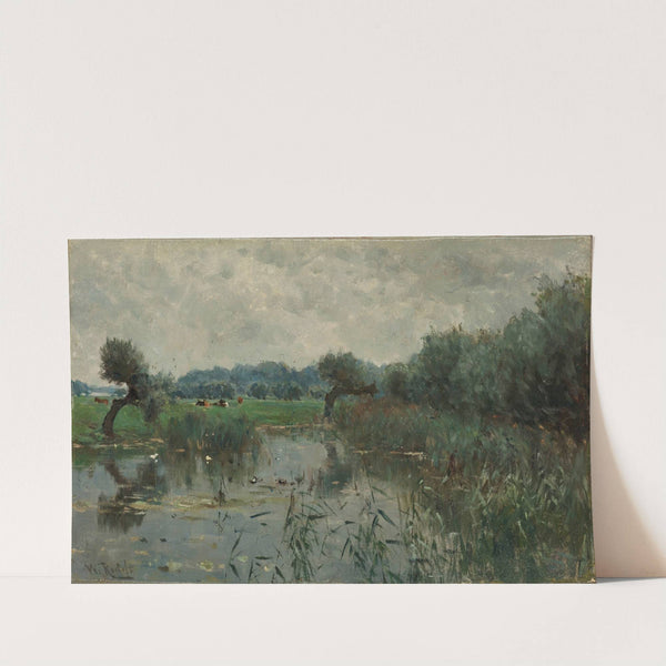 Water Meadows on the River IJssel by Willem Roelofs