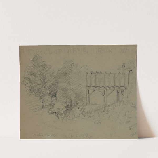Water Tank, W.& A.R.R. by Alfred Rudolph Waud