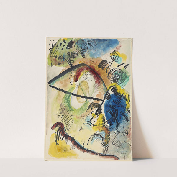 Watercolor IX (with black lines) by Wassily Kandinsky