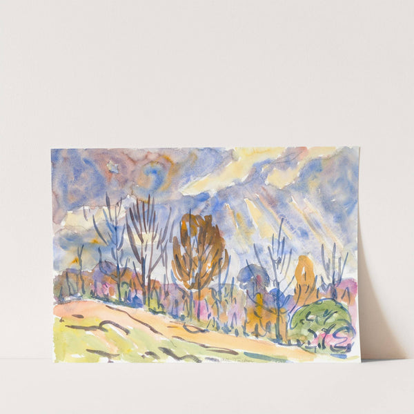 Watercolor No. 63, Road (1930) by Allen Tucker