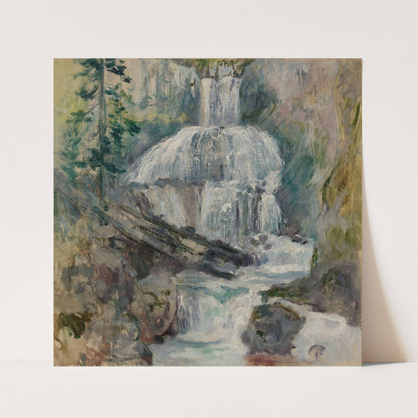 Waterfall (1895) by John Henry Twachtman