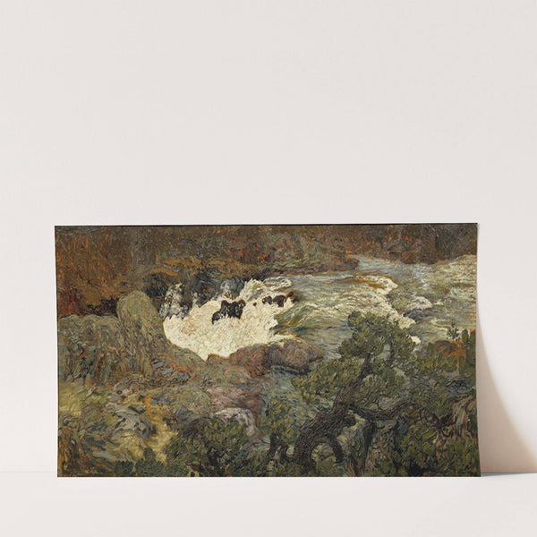 Waterfall, Porjus (1915) by Helmer Osslund