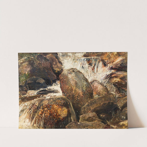 Waterfall Study, Eggedal by Ernst Josephson