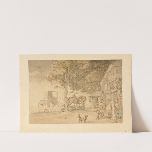 Watering Horses (c. 1800–1810) by Thomas Rowlandson