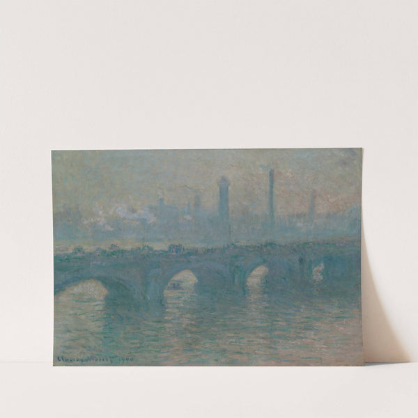 Waterloo Bridge, Gray Weather (1900) by Claude Monet