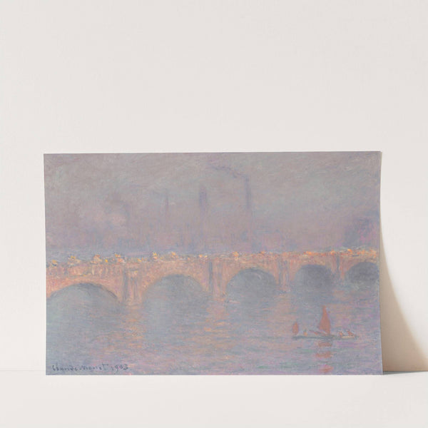 Waterloo Bridge, soleil voilé (1899-1903) by Claude Monet