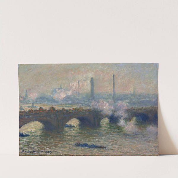 Waterloo Bridge,Gray Day (1903) by Claude Monet