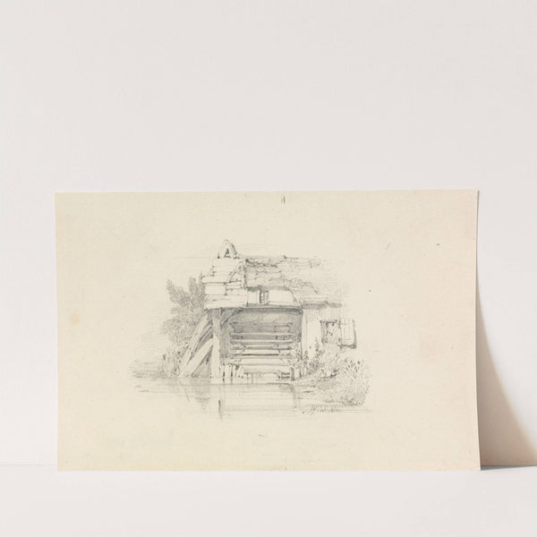 Watermill by William Callow