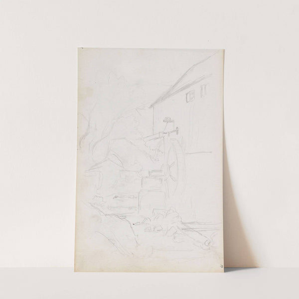 Watermill by Hans Gude