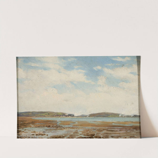 Waterside landscape by Hans Schleich