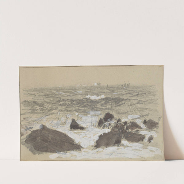 Waves Breaking on Rocks by John Singer Sargent