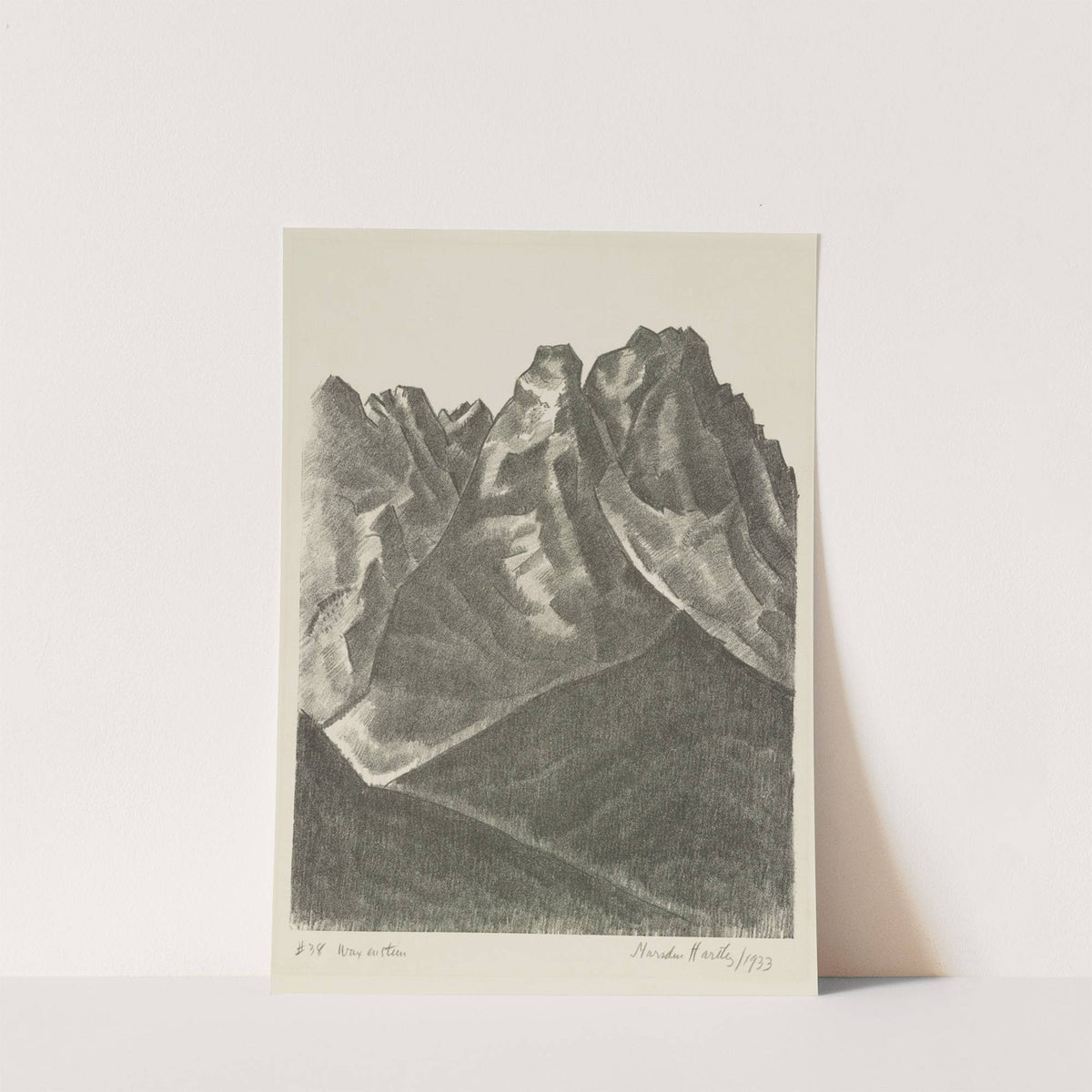Waxenstein (1933) by Marsden Hartley