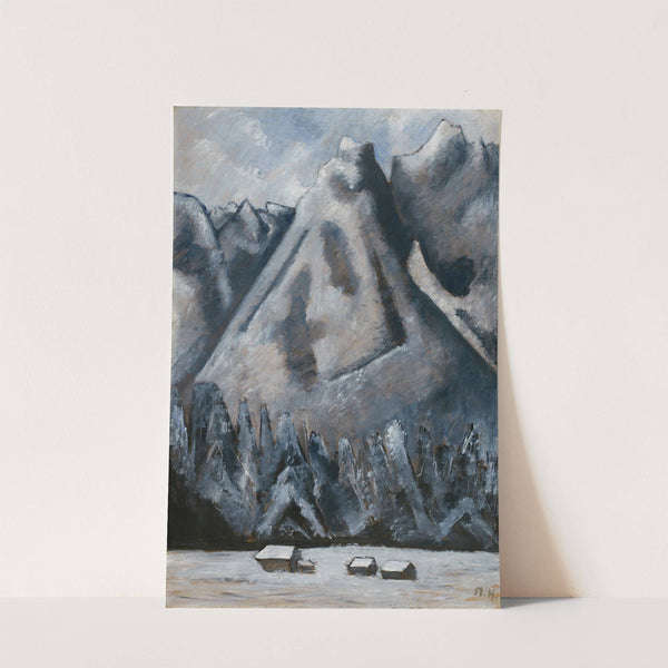 Waxenstein Peaks, Garmisch-Partenkirchen (ca. 1933–34) by Marsden Hartley