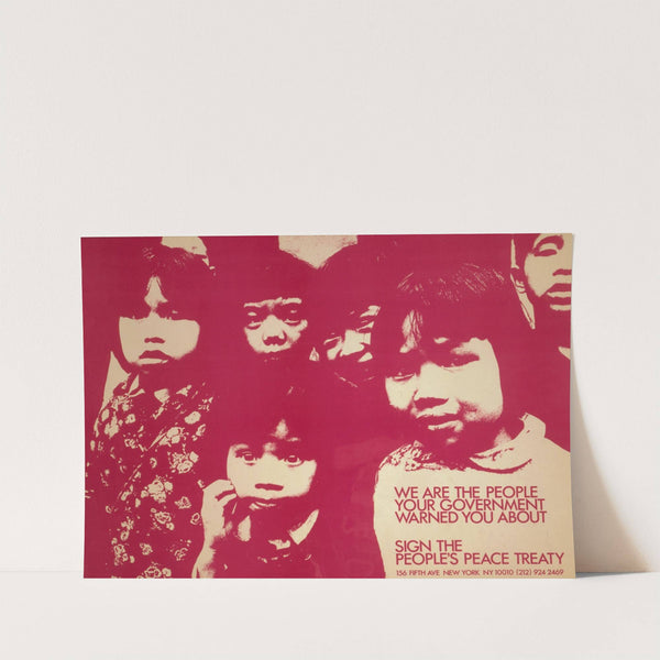 We are the people your government warned you about; sign the People's Peace Treaty by Anonymous