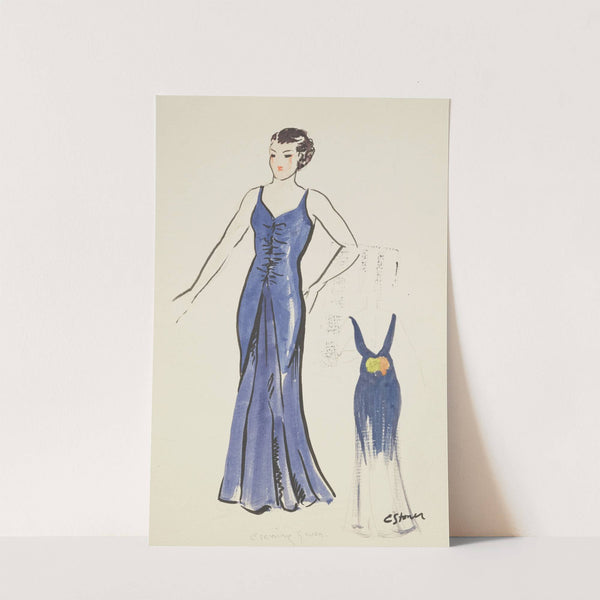 We Live and Laugh: The Wonder Horse. Evening Gown (1934-1943) by Emile Stoner