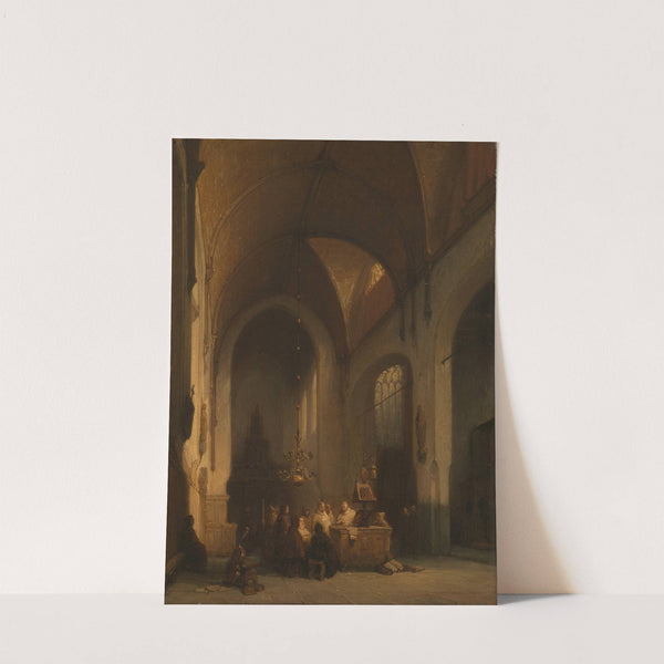 We sing your praises seven times a day by Johannes Bosboom