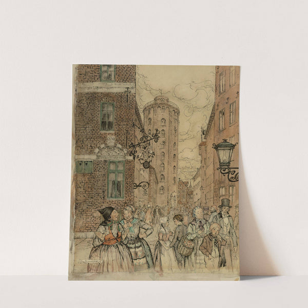 We Went Hand in Hand to the Round Tower (1932) by Arthur Rackham