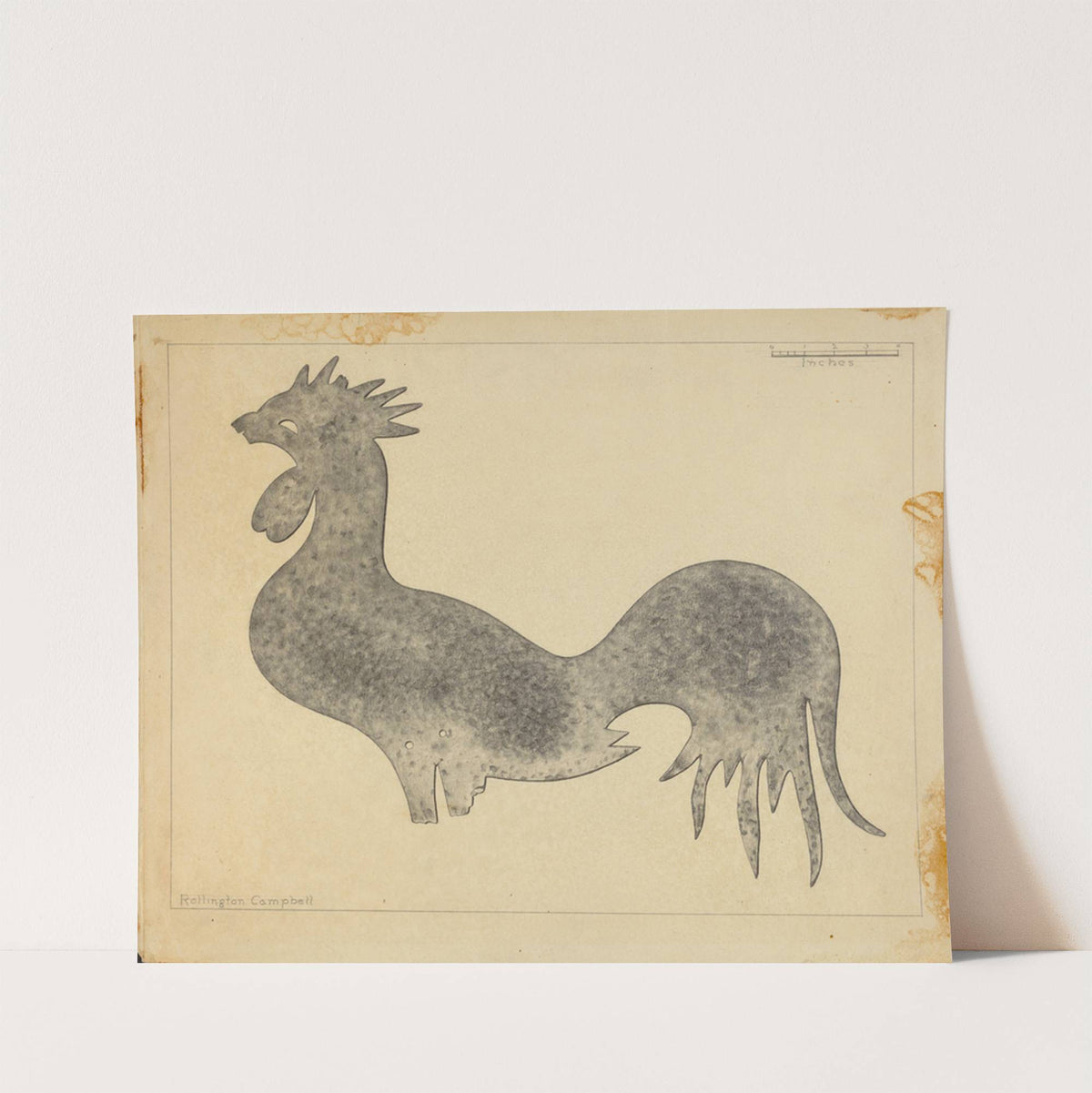Weather Vane Cock by Rollington Campbell