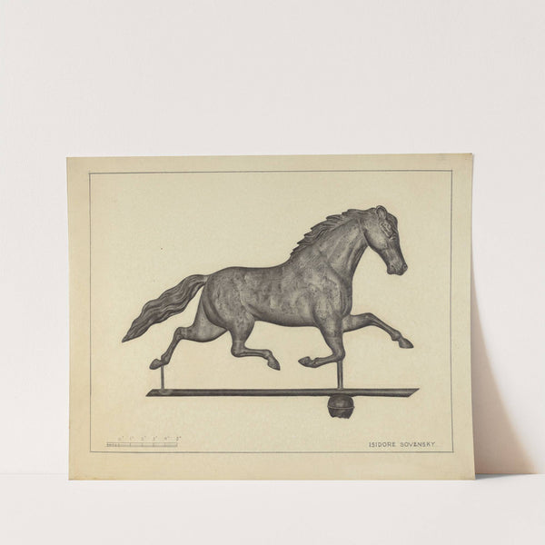 Weather Vane Finial by Isidore Sovensky