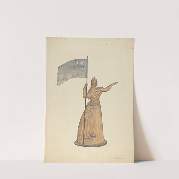 Weather Vane - Goddess of Liberty by David Ramage