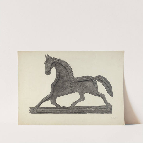 Weather Vane - Horse by Herman Bader