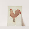 Weather Vane Rooster by Carl Strehlau