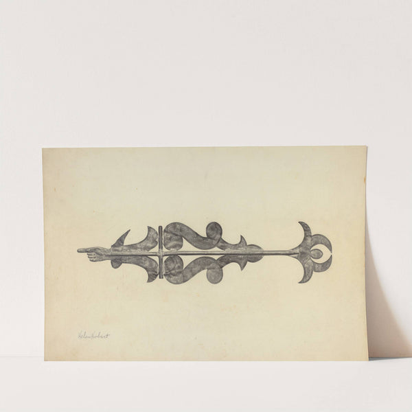 Weather Vane - Scroll with Index by Helen Hobart