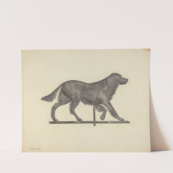 Weather Vane – Setter Dog (c. 1938) by Gordon Sanborn