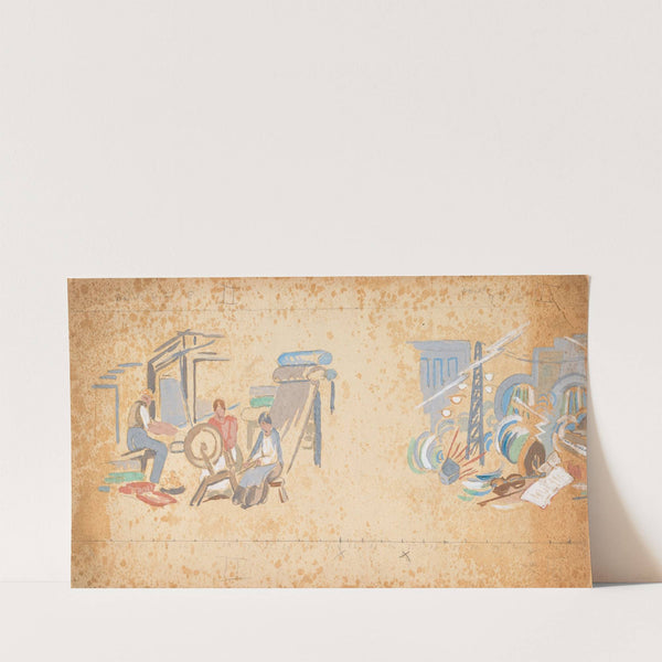 Weaving and Spinning and the River Shannon Development by Mainie Jellett