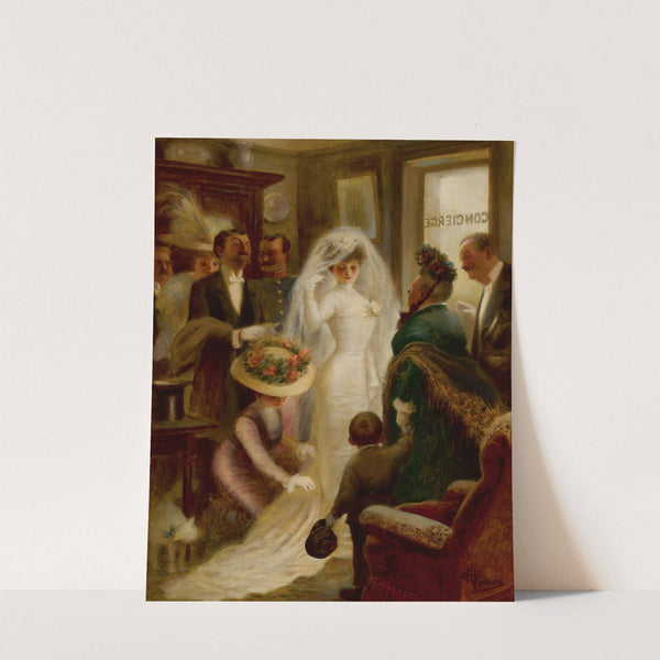 Wedding day by Albert Guillaume