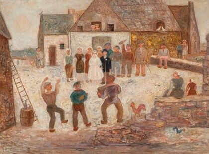 Wedding in a village