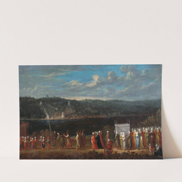 Wedding procession on the Bosphorus by Jean Baptiste Vanmour