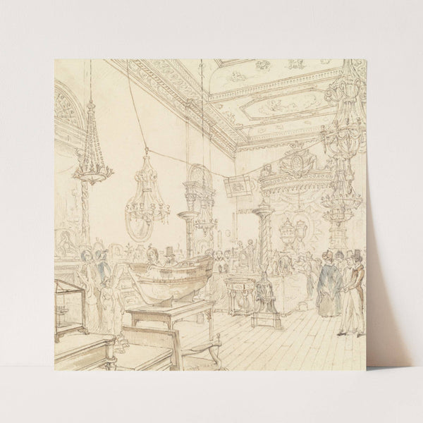 Weeke’s Museum, Coventry Street, London by Robert Bremmel Schnebbelie