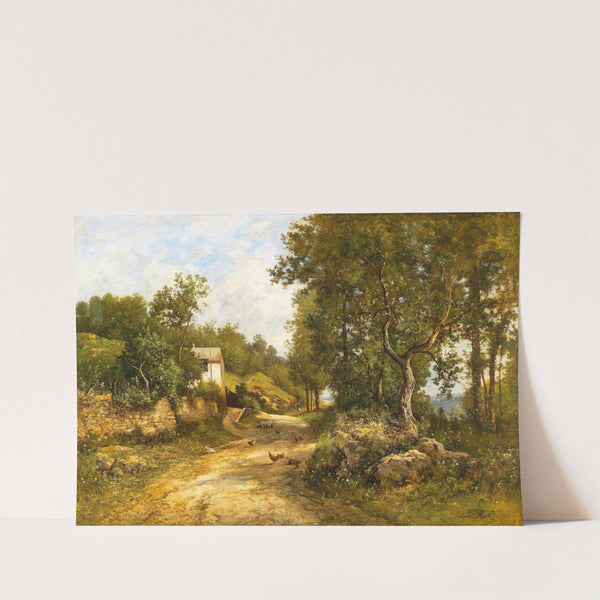 Weg durch eine große Landschaft by Leon Richet