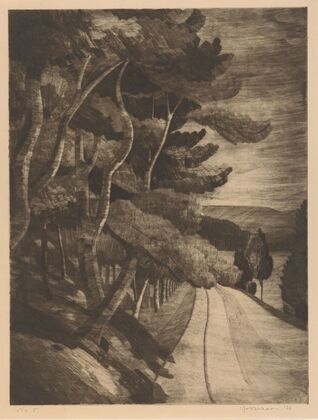 Weg langs bosrand (1926)
