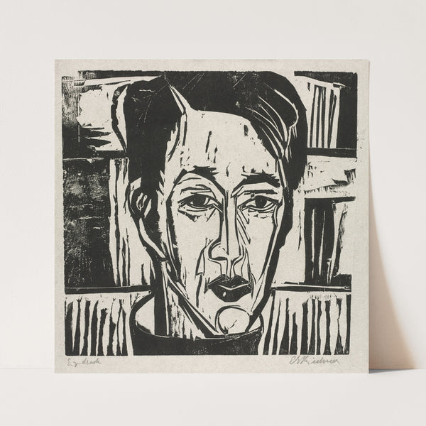 Wehrlin, Facing front (1924) by Ernst Ludwig Kirchner