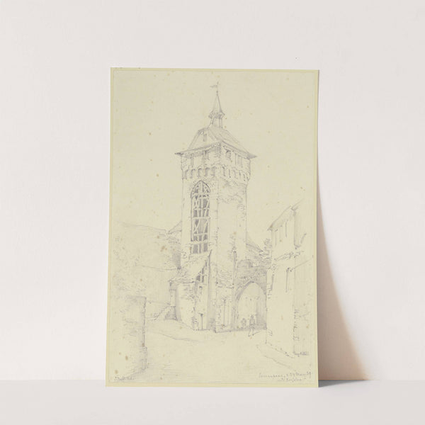 Wehrturm und Wiesbadener Tor in Sonnenberg by Johann Friedrich Hoff