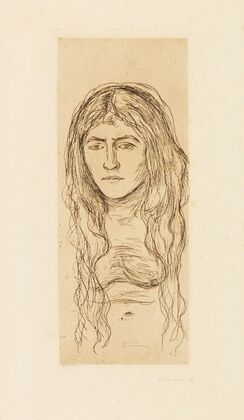 Weib mit langem Haar (1896)