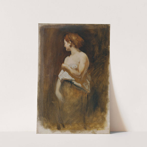 Weiblicher Akt by Franz Rumpler